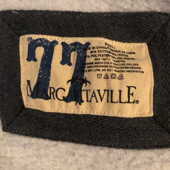 Margaritaville Black Zip Up Sweater- live life like a song size small - Picture 2 of 5